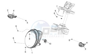 NA 850 Mana GT (AU, CN, EU, GB, IN, JP, K, USA) drawing Front lights