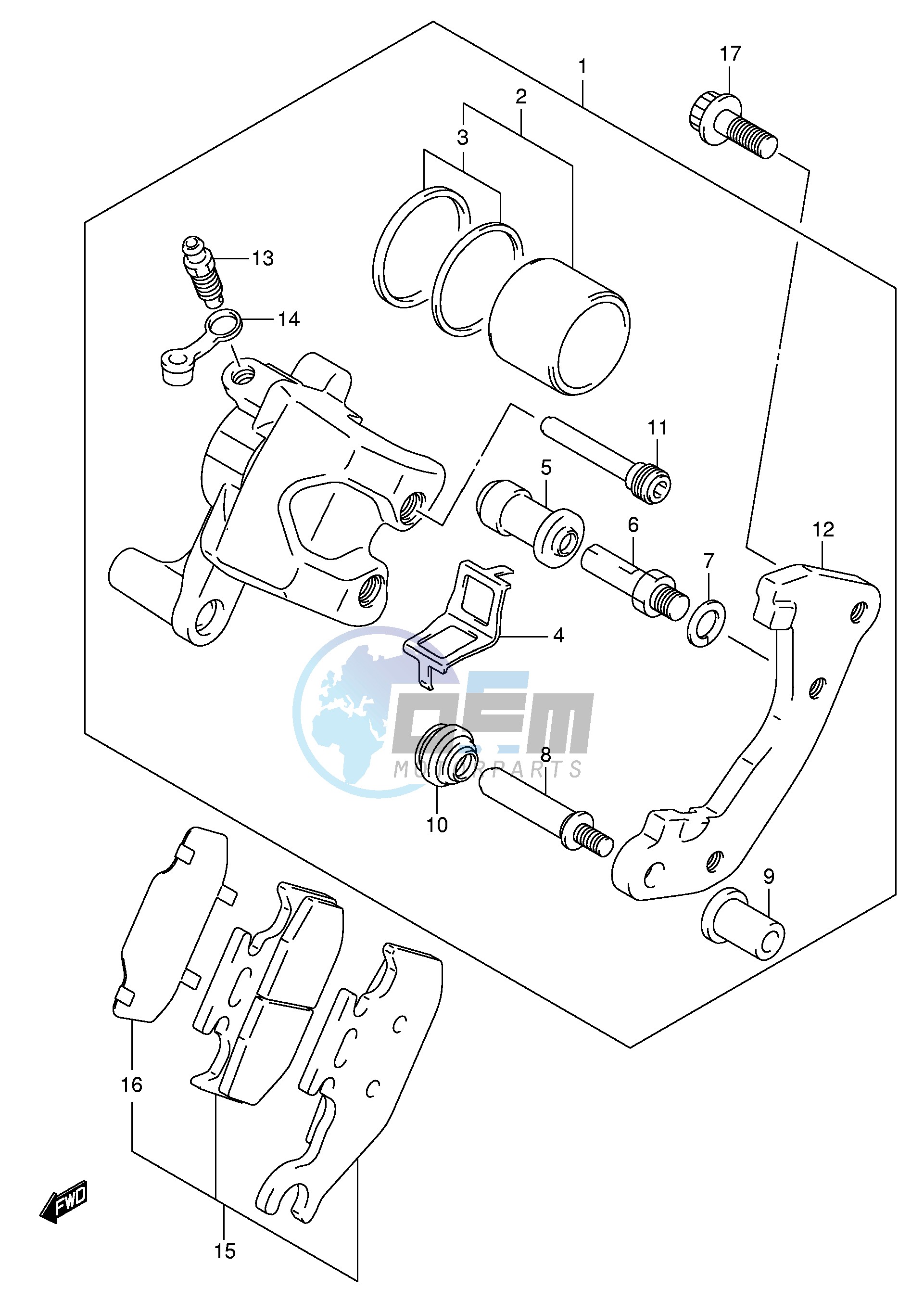 FRONT CALIPER