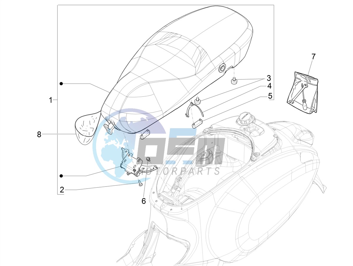 Saddle/seats