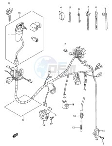 DR-Z250 (E24) drawing WIRING HARNESS