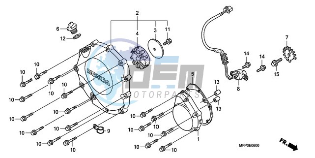 RIGHT CRANKCASE COVER