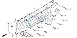 PK50S WALLAROO drawing LEFT SIDE COVER