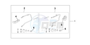 CBF1000T drawing PANNIER STAY