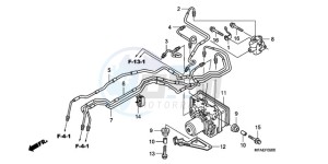 CBF1000SA France - (F / ABS CMF) drawing ABS MODULATOR