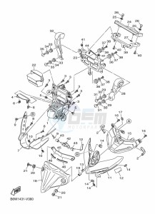 MT-03 MTN320-A (BEV5) drawing HEADLIGHT