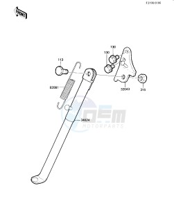 KX 80 N [BIG WHEEL] (N1) [BIG WHEEL] drawing STAND-- S- -