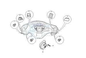 X9 EVOLUTION 125 drawing Handlebar Switch