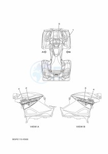 YFM700FWBD KODIAK 700 EPS (BGFD) drawing GRAPHICS