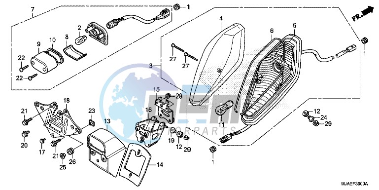 TAILLIGHT (VT750CS/ C)