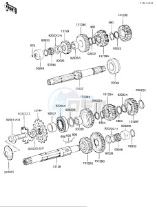 KZ 1000 M [CSR] (M1-M2) [CSR] drawing TRANSMISSION