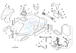 X-TRA RAPTOR 1000 drawing FUEL TANK