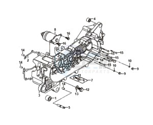 JET 14 25KMH 50 (L8) NL EURO4 drawing CRANKCASE COVER LINKS