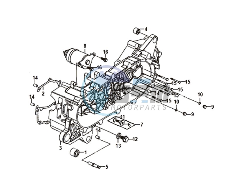 CRANKCASE COVER LINKS