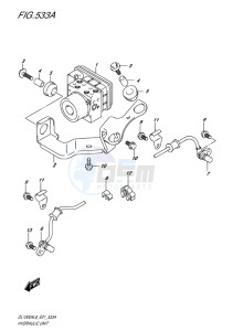 DL1000 ABS V-STROM EU drawing HYDRAULIC UNIT