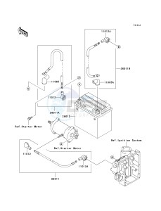 JS 800 A [800 SX-R] (A6F-A9F) A7F drawing ELECTRICAL EQUIPMENT-- A7F - A9F- -