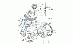 California 1100 Special Special drawing Drive shaft - cylinder - piston