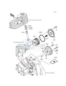 KLX125 KLX125CFF XX (EU ME A(FRICA) drawing Oil Pump