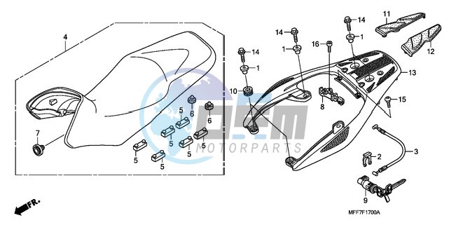 SEAT/REAR CARRIER