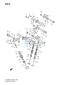 VS1400 (E3-E28) INTRUDER drawing CAMSHAFT - VALVE