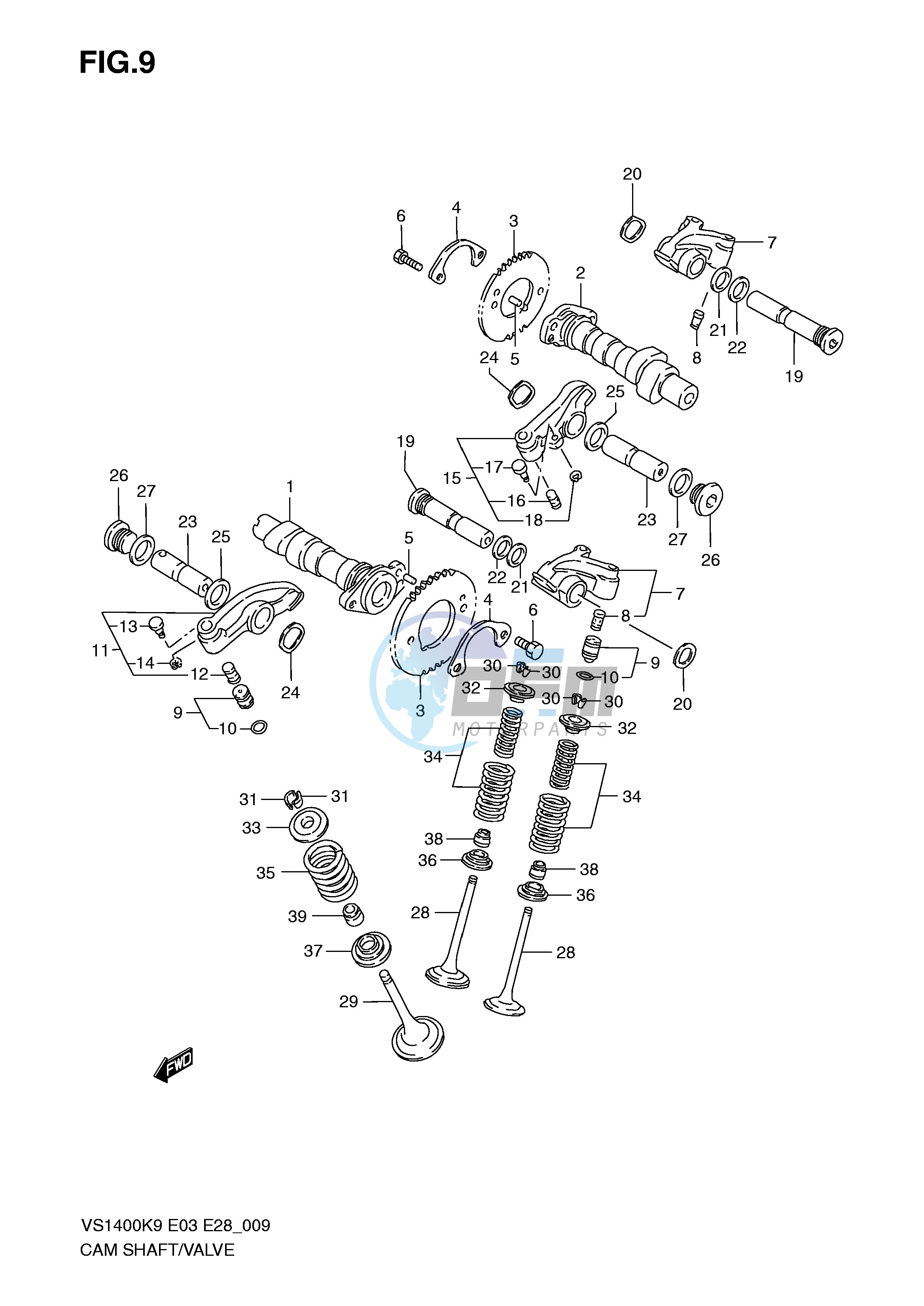 CAMSHAFT - VALVE