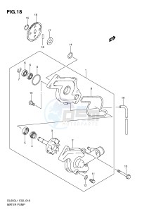 DL650 (E2) V-Strom drawing WATER PUMP