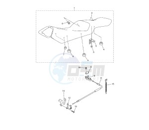 FZ6 FAZER S2 600 drawing SEAT