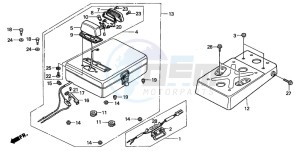 CBX750P2 drawing BRIEF BOX/CARRIER