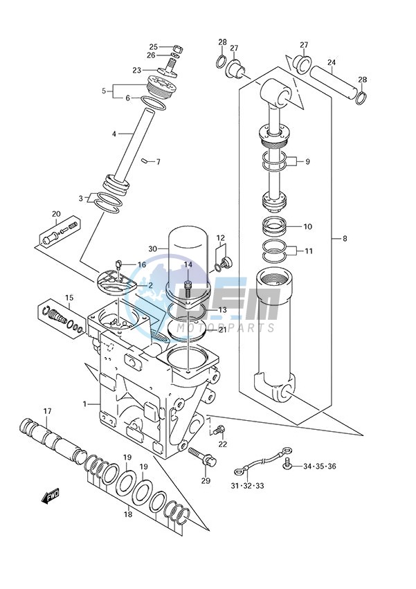 Trim Cylinder (Type: X)