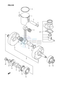 RMX250 (E3) drawing CRANKSHAFT (MODEL L M N)