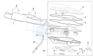 Scarabeo 125-250 e2 (eng. piaggio) drawing Dashboard