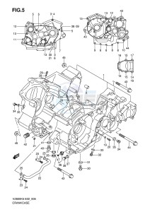 VZ800 (E2) MARAUDER drawing CRANKCASE