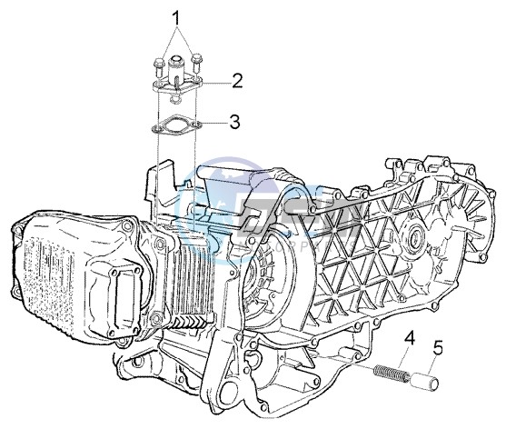 Chain tightener - By-pass valve