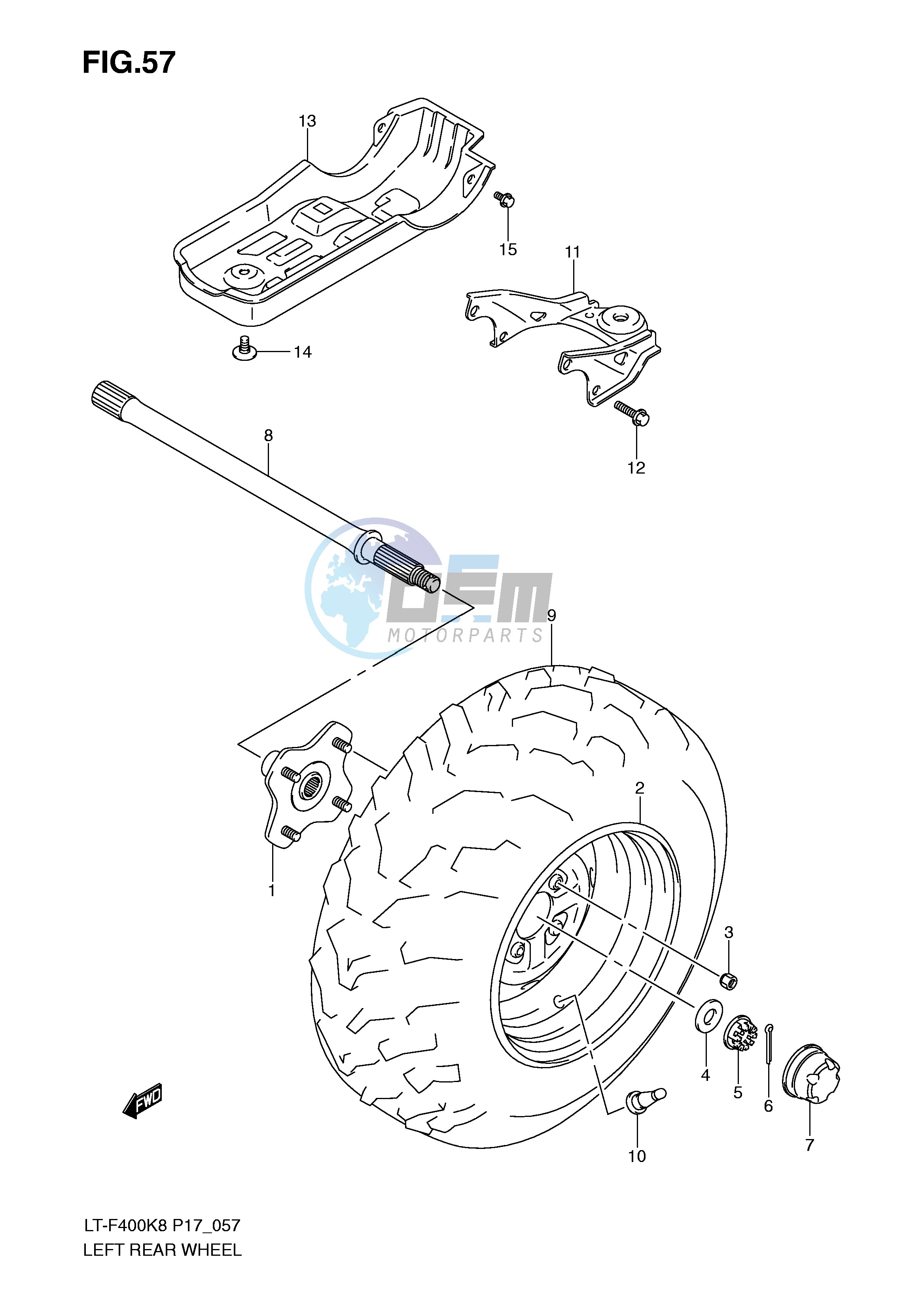 LEFT REAR WHEEL