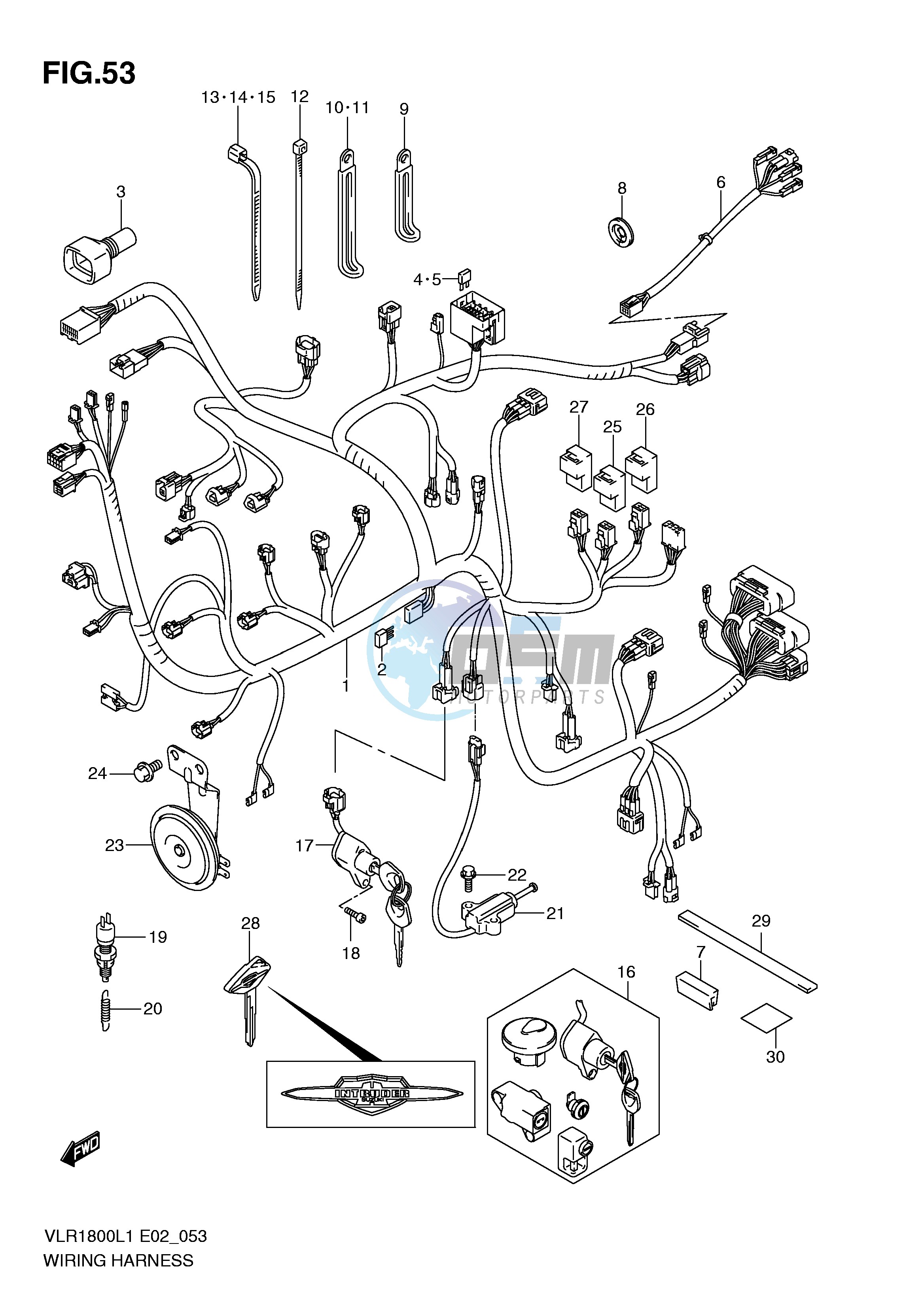 WIRING HARNESS (VLR1800L1 E2)