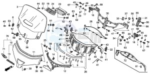 GL1800A drawing WINDSCREEN (GL1800A4/A5) (GL18006/7/8)