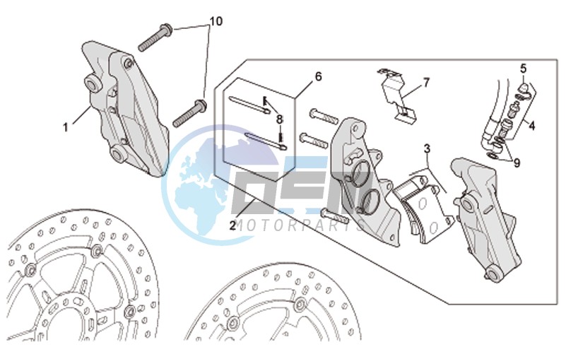 Front brake caliper II