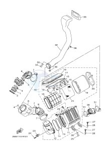 YXE700E YXE70WPAH WOLVERINE R-SPEC EPS (BW12) drawing INTAKE