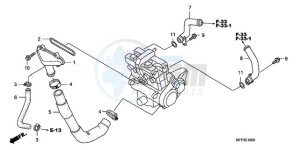 CB13009 BR / MME - (BR / MME) drawing WATER PIPE