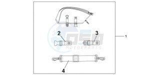 CBR1000RR9 Australia - (U / SPC) drawing REAR SEAT BAG