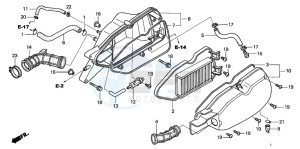 SCV100F LEAD drawing AIR CLEANER