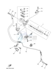 XT1200Z SUPER TENERE ABS (BP83) drawing FRONT MASTER CYLINDER 2