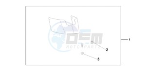 VT750CA9 Australia - (U / SPC) drawing CHROME REAR FENDE