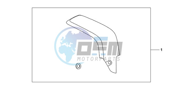 CARBON FIBER EXHAUST GUARD