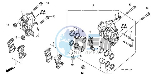 FRONT BRAKE CALIPER