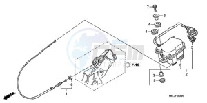 CBR1000RR9 France - (F / MK) drawing SERVO MOTOR