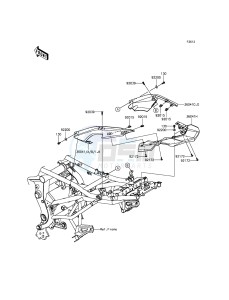 VERSYS_650 KLE650EFF XX (EU ME A(FRICA) drawing Seat Cover