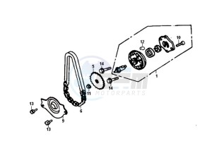 FIDDLE II 125 drawing OILPUMP