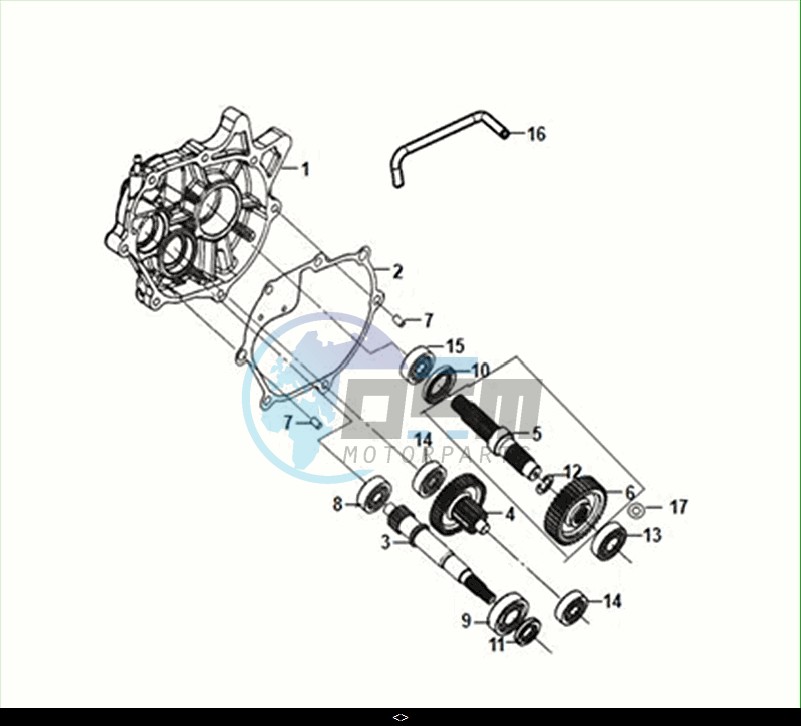 MISSION CASE-DRIVE SHAFT