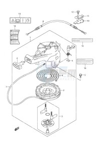 DF 4 drawing Recoil Starter