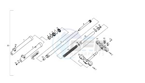 SENDA R DRD RACING - 50 CC VTHSR1D2B. EU2 drawing FRONT FORK KAYABA